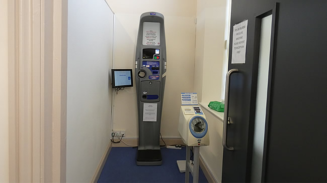 Blood Pressure machines at Abbey Surgery