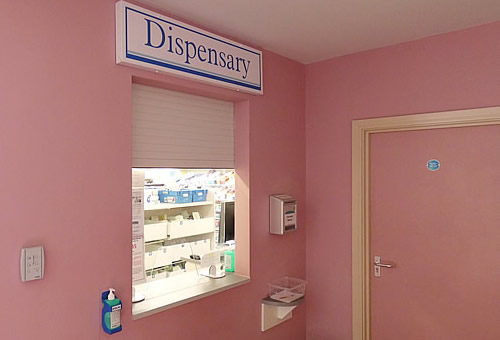 Dispensary at Abbey Surgery